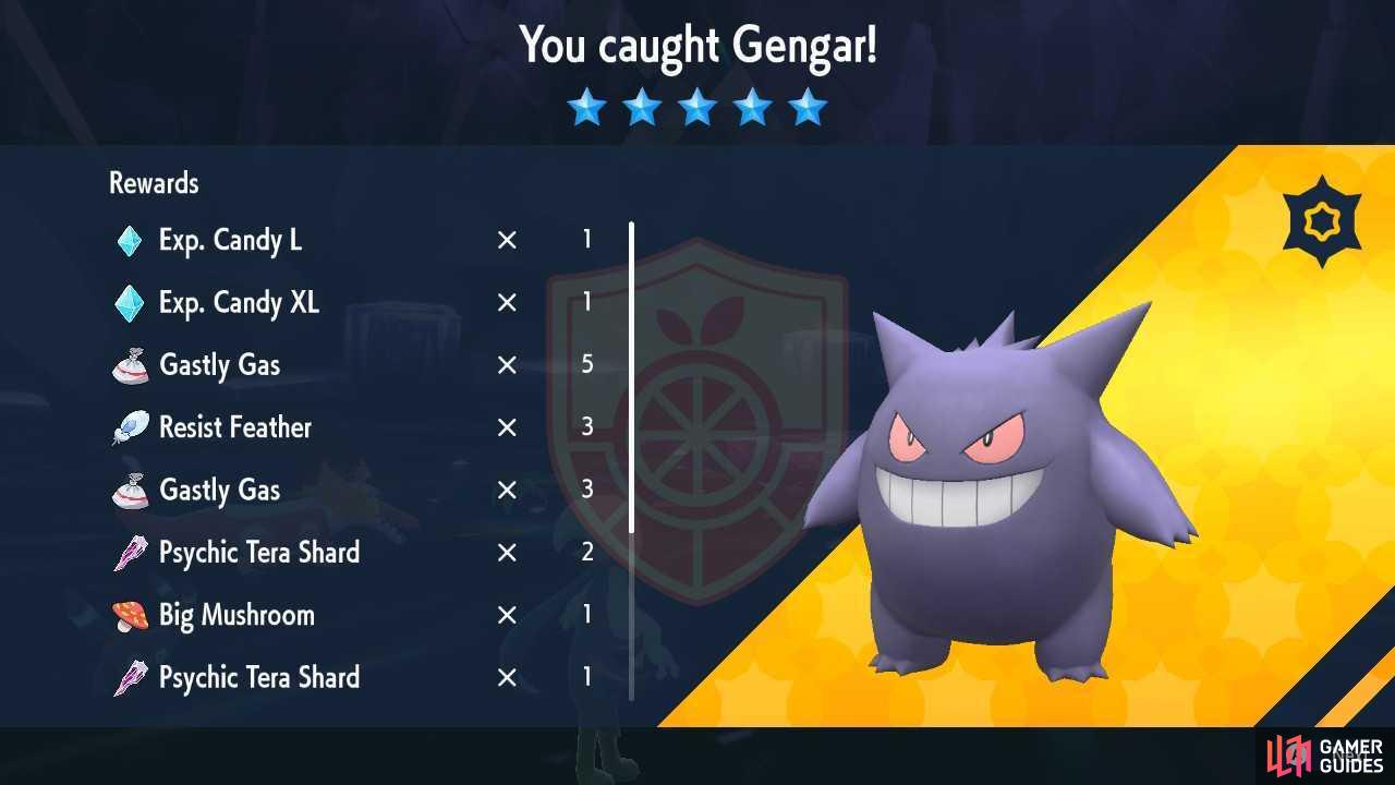 Gengar Tera Raid Event - Moves, Stats And Drops - Event Raids - Tera ...